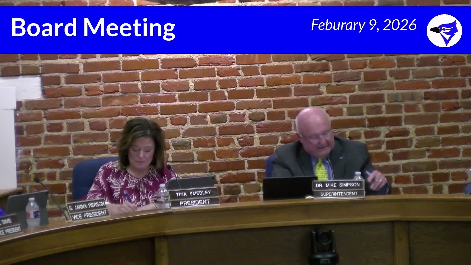 Superintendent warns property-tax proposals could significantly affect school budget; announces PD and Teacher of the Year events