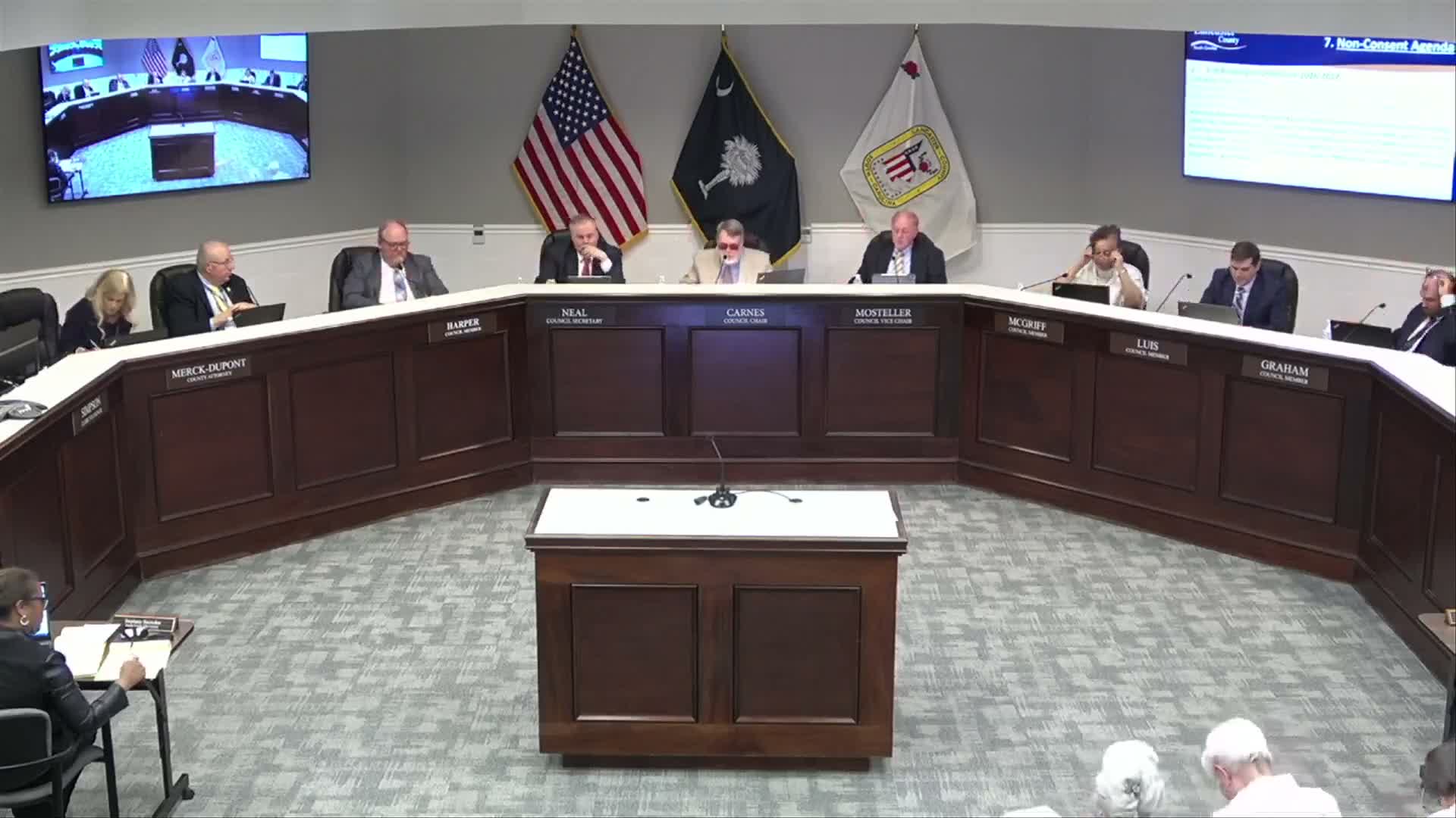 Lancaster County Council approves Edgewater district expansion, special revenue credit and several routine items