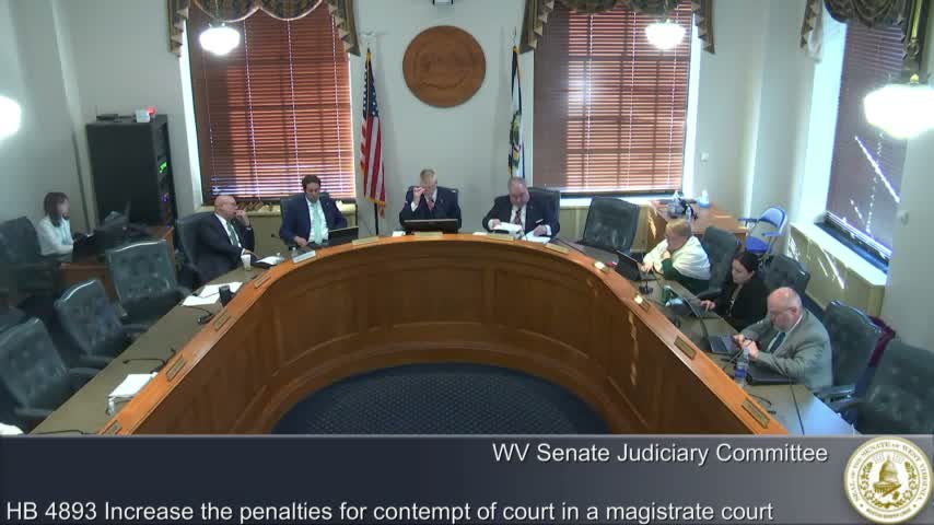 Chairman Acres defends child protection commissioner pilot; committee adopts outcome-reporting amendment and reports bill