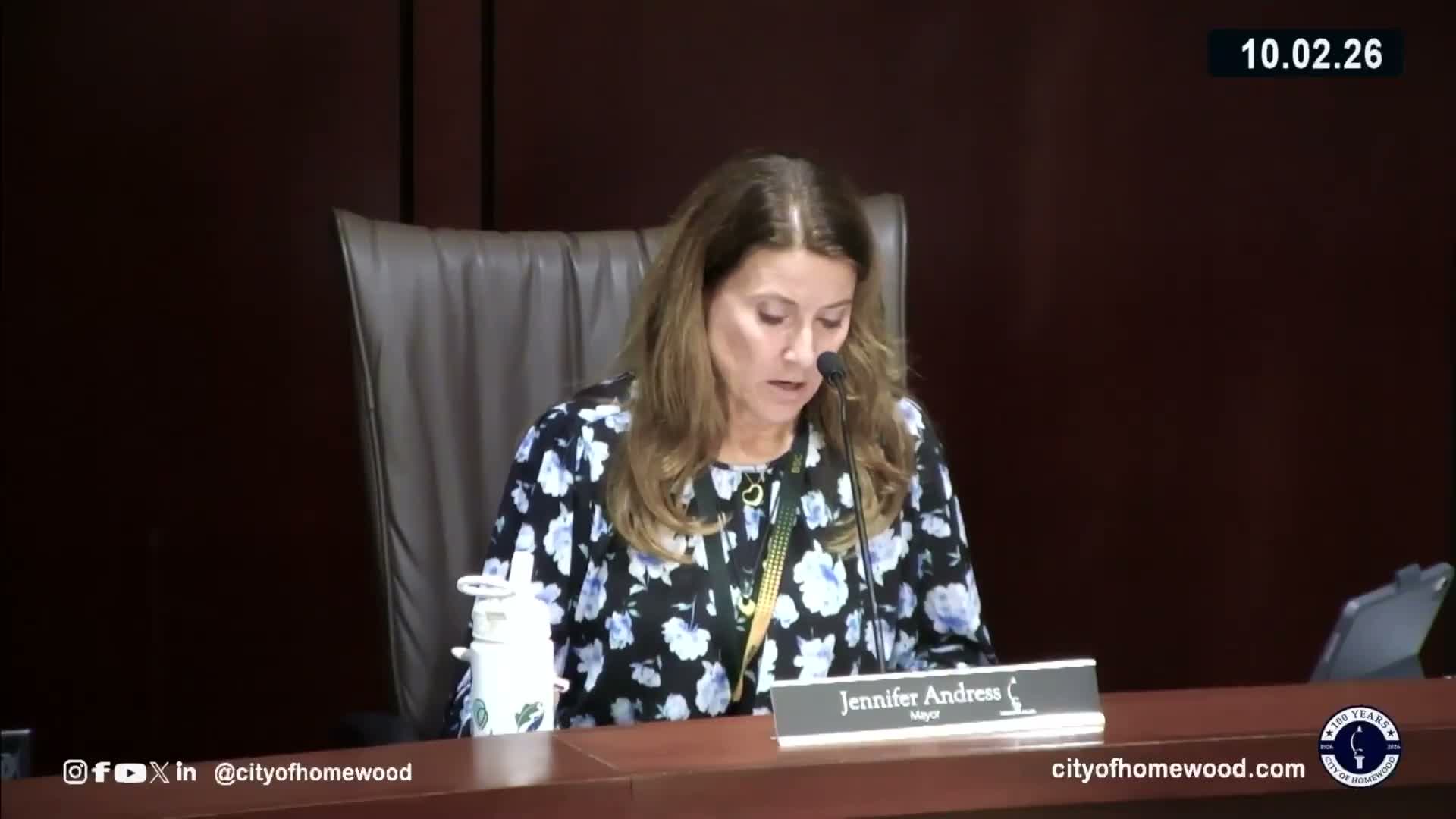 Homewood council unanimously adopts BZA composition changes, approves bridge agreement and routine items