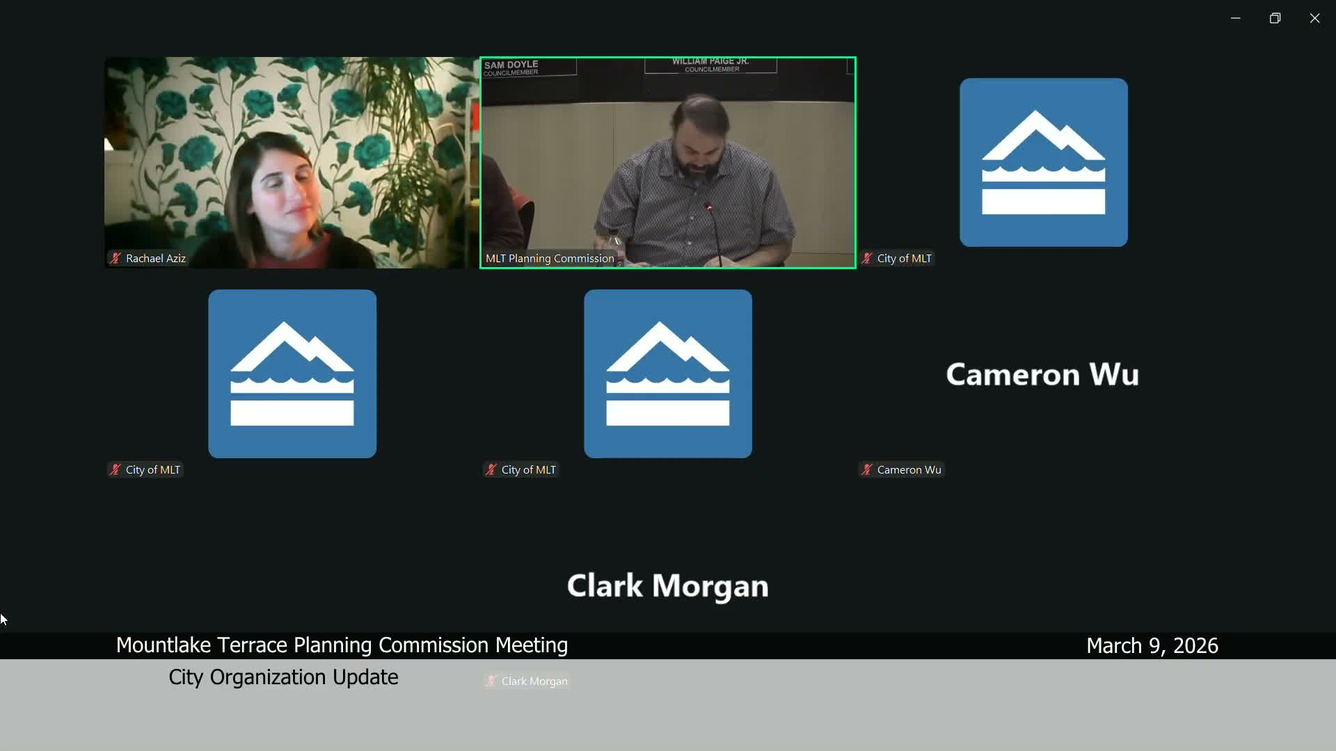 Consultant outlines neighborhood branding, Planning Commission discusses sub‑area boundaries