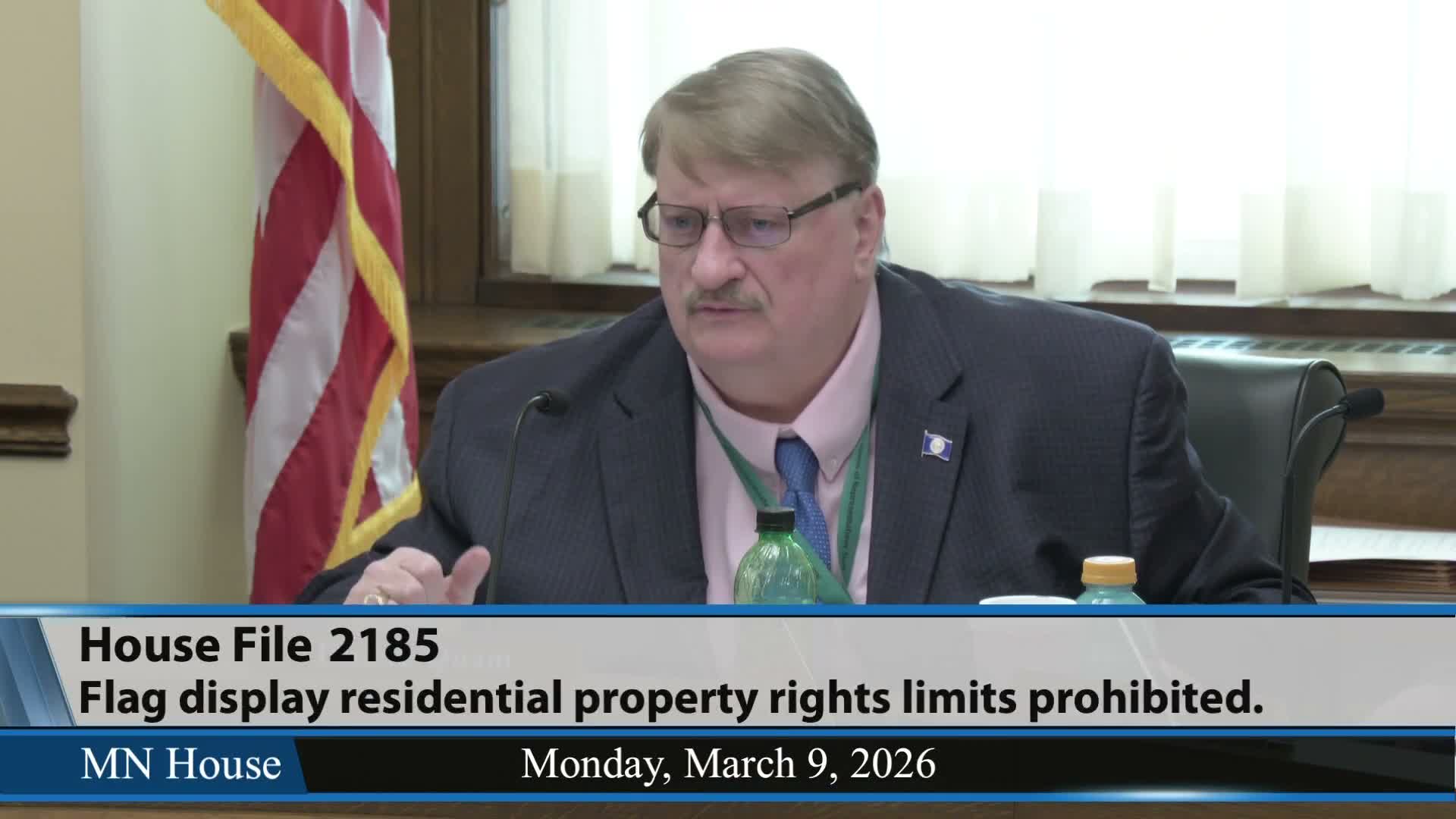 Panel expands protected military and service flags for residents, rejects broader 'any flag' amendment