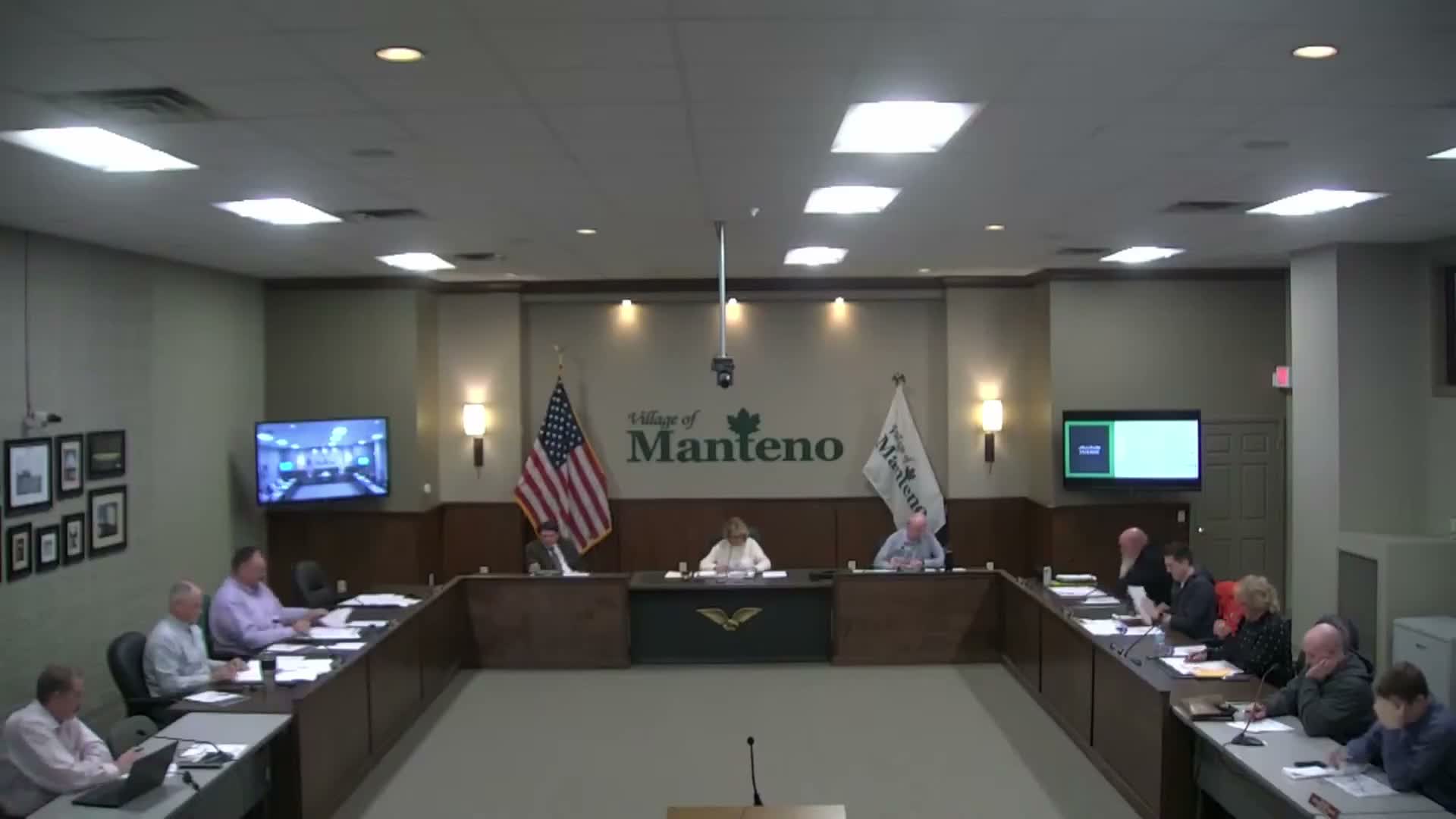 Manteno trustees approve turf change, short-term rental ordinance and budget transfer; several routine motions pass
