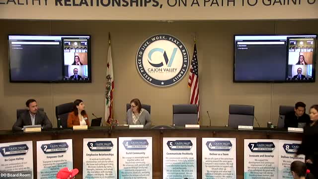 Cajon Valley Union board keeps existing middle-school health curriculum after 3–1 vote