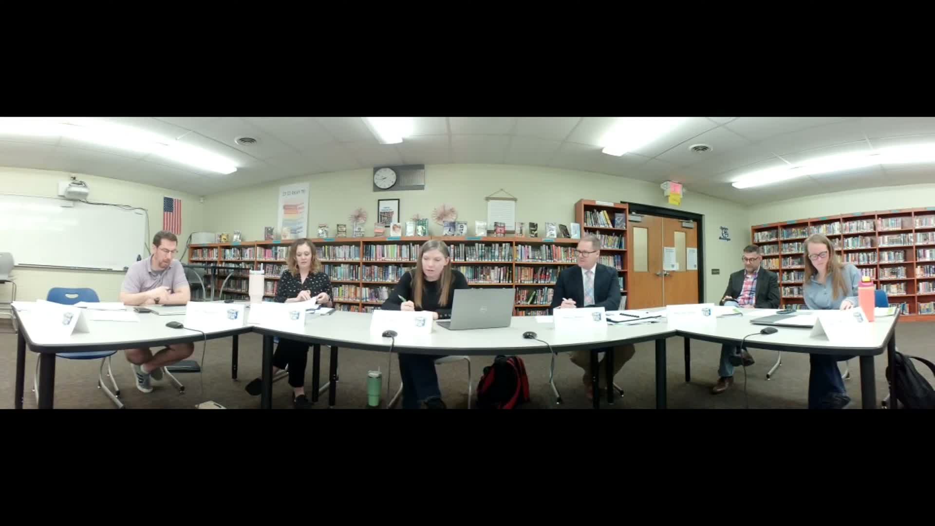 Board approves K–12 social‑studies purchases, defers elementary science and agrees to host a foreign‑exchange student