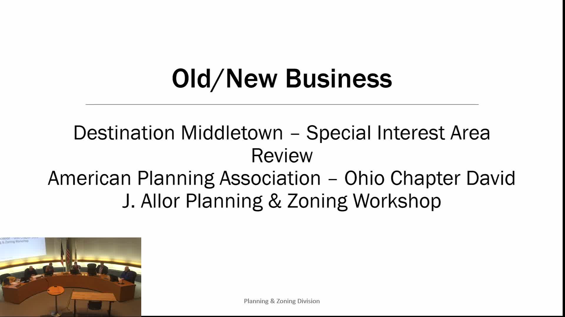 Planning staff outlines 'Destination Middletown' special interest areas and recommends overlay guidelines