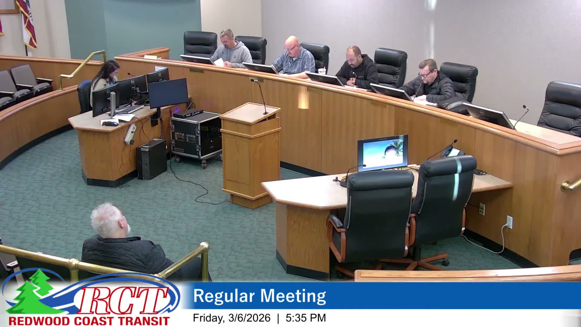 RCTA says TRSIP funds of roughly $7M support three projects; staff asks to borrow from transit-center construction to finish Williams Drive chargers