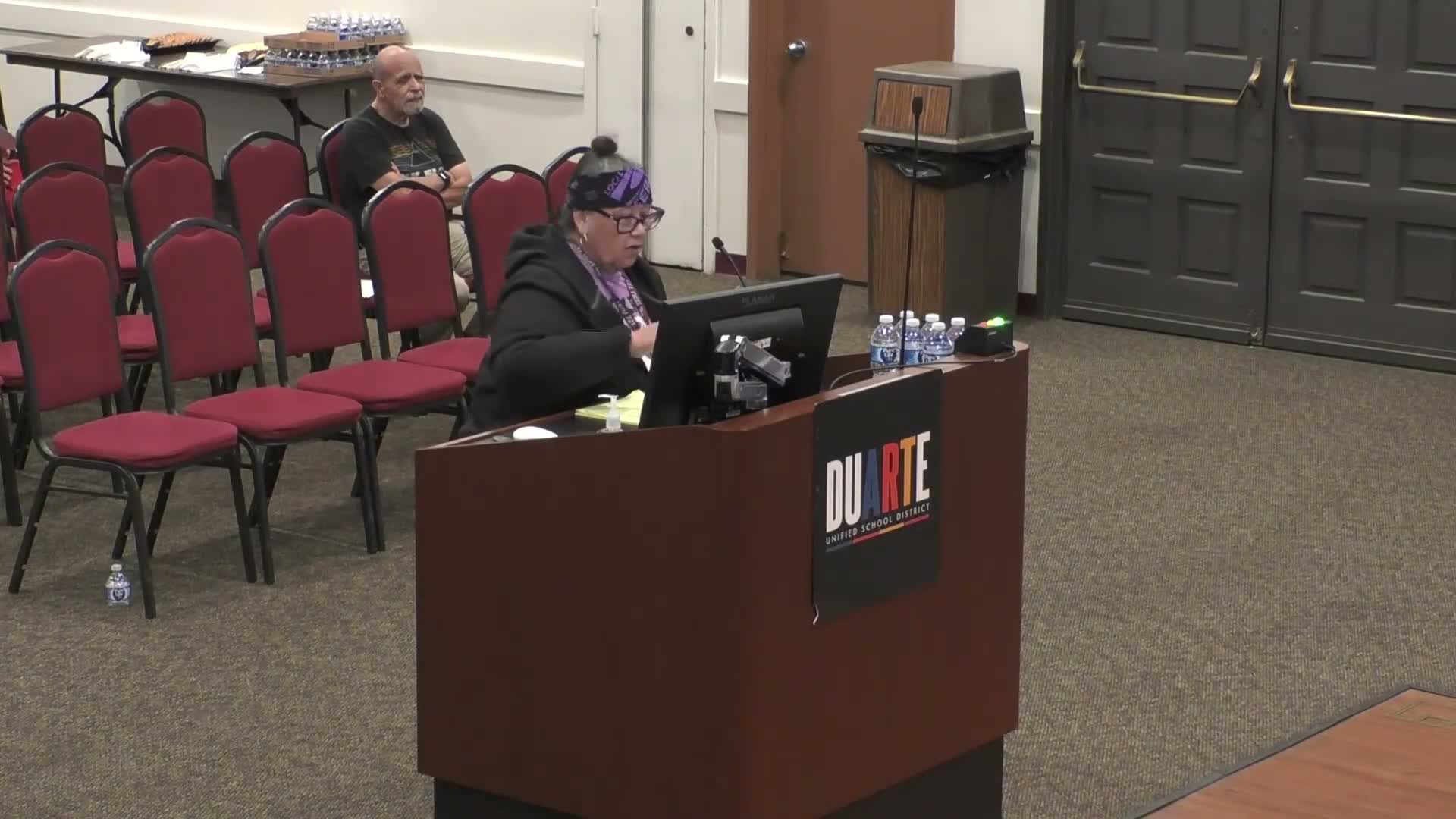 Parents press Duarte Unified board on Mount Olive relocation and a kindergarten promotion dispute