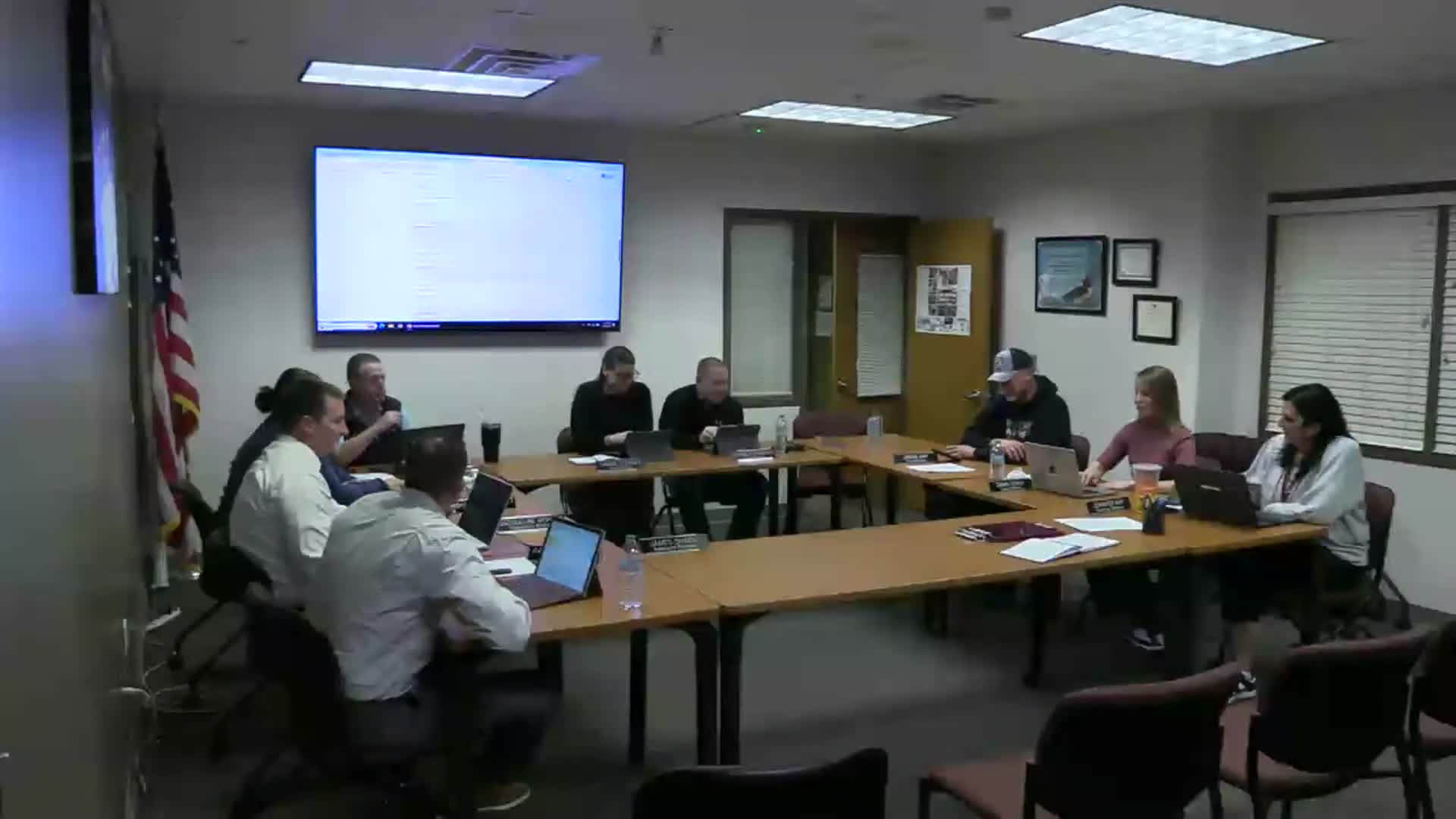 Board reviews annual district plan and warns against proposed third-grade retention bill