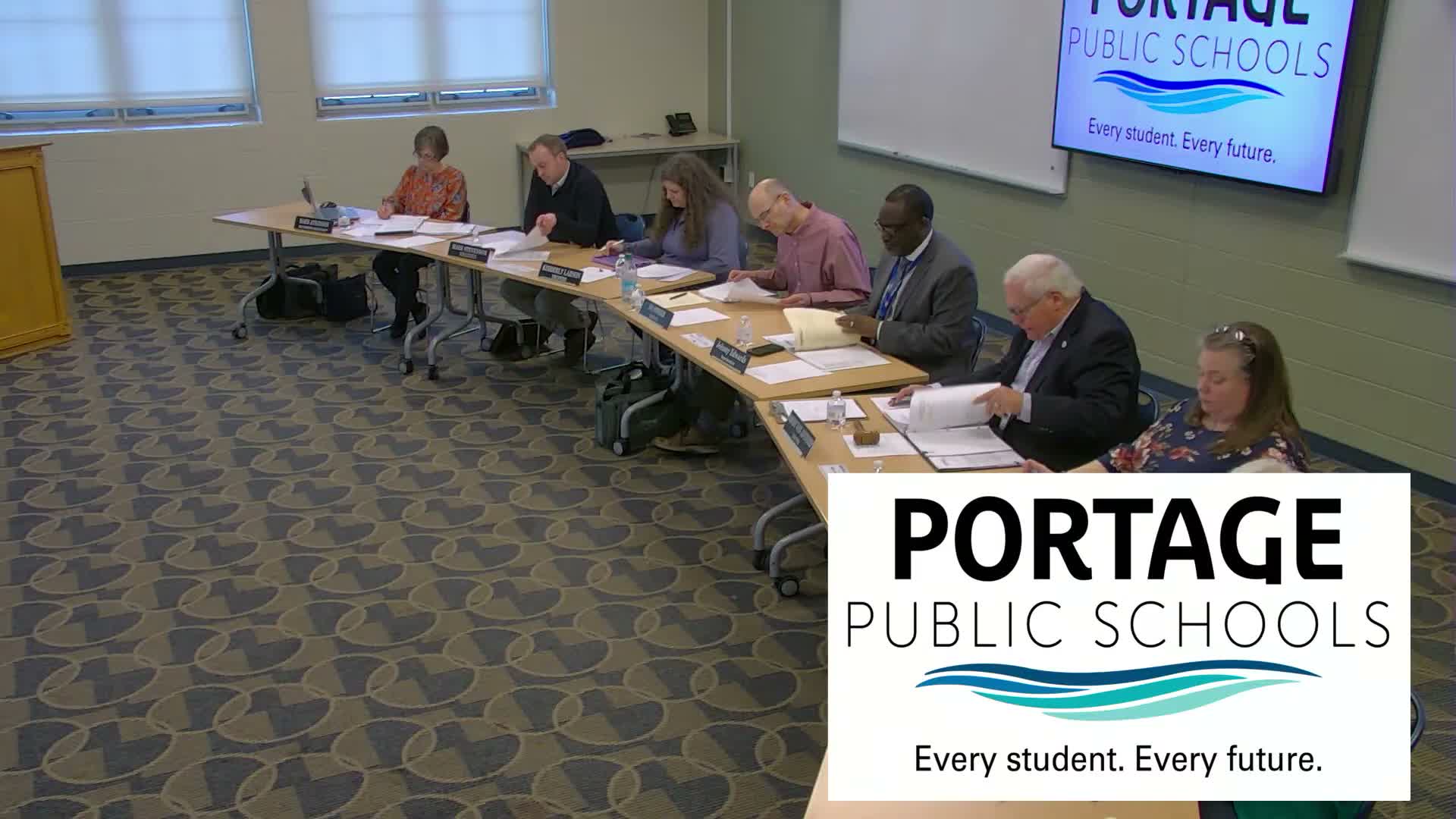 Portage board approves fiber permits, generator, Chromebooks, data storage and student trips