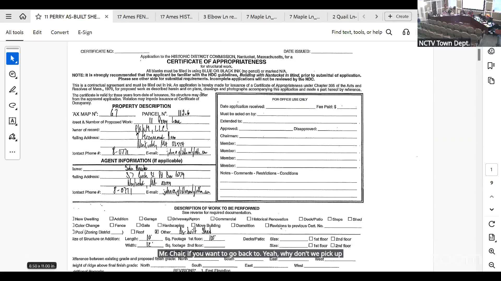 Commission holds Lucas guest-house application for cross-sections after burial-ground sightline concerns