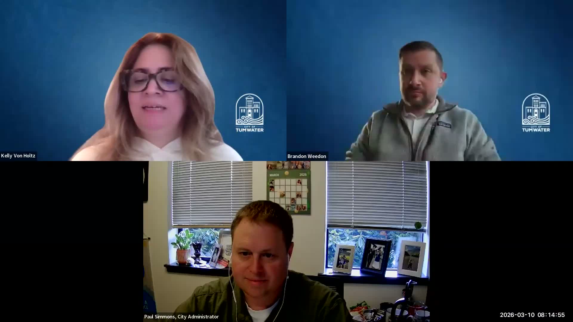 Tumwater shifts Public Health & Safety Committee to 4 p.m. on second Tuesdays