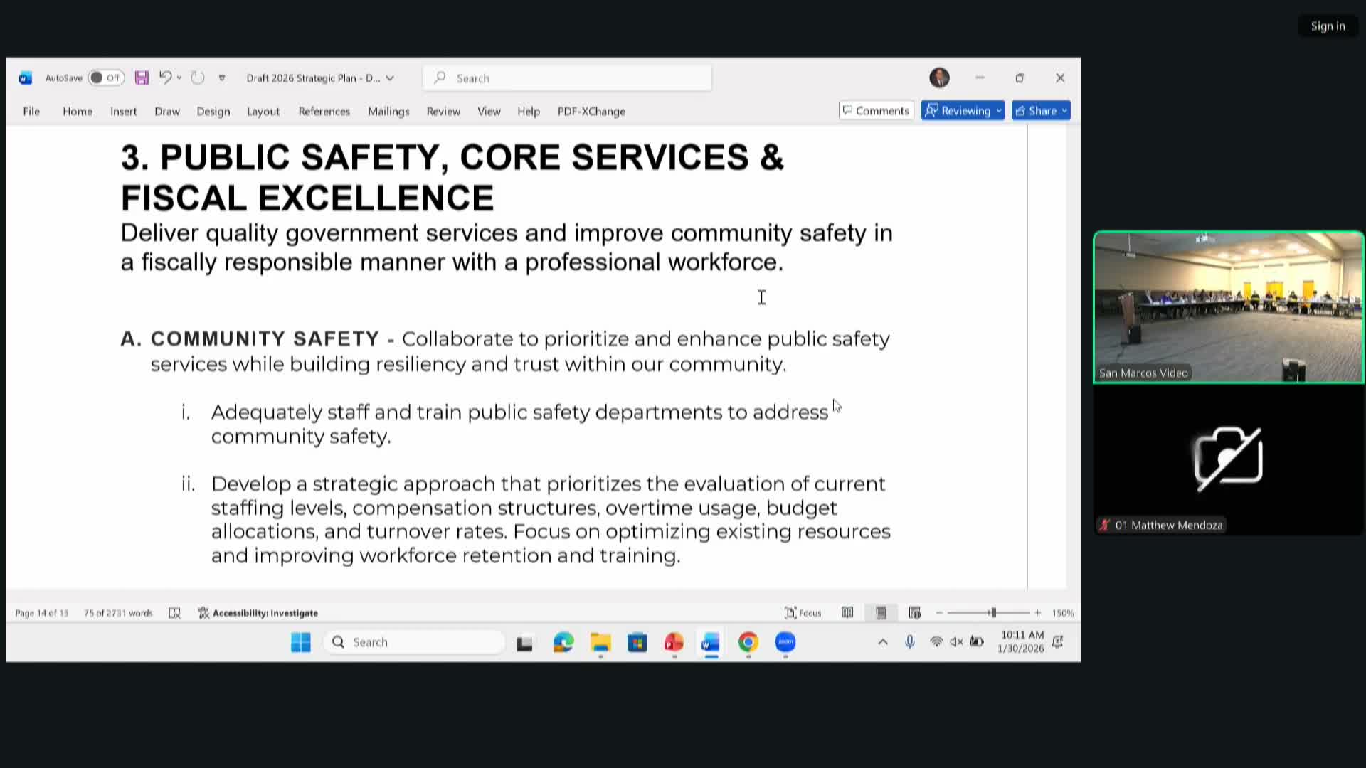 San Marcos leaders say public‑safety departments are 'optimized' but under strain as council reframes staffing language