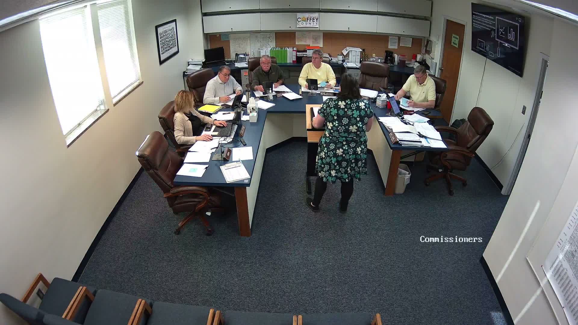 Commissioners authorize contract for Coffey County Airport subdivision plat