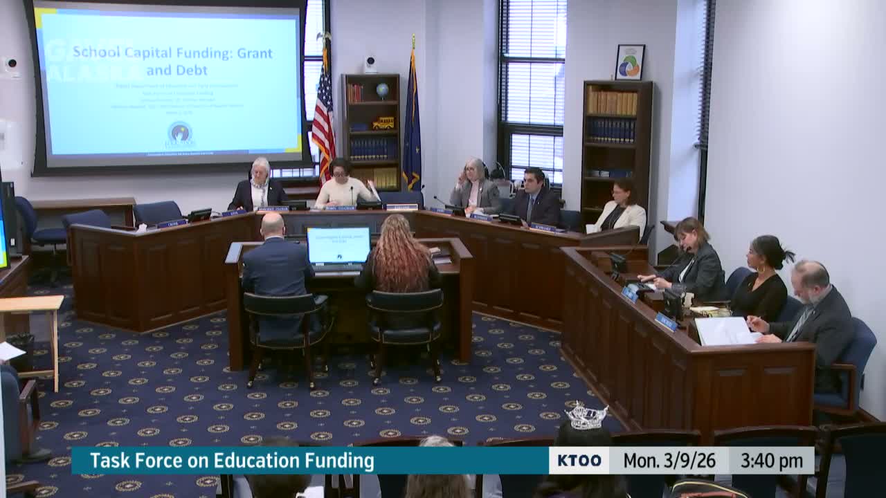 Alaska task force hears that school construction and maintenance needs far outpace available funding