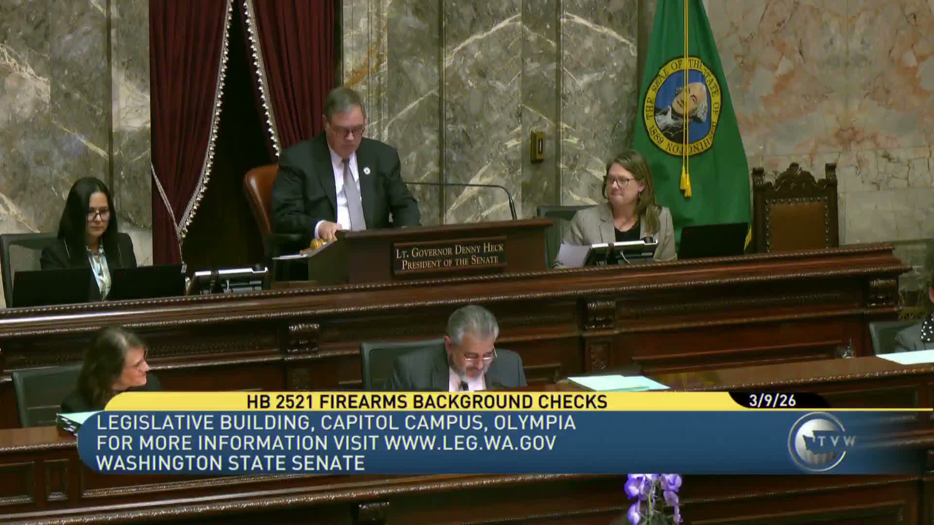 Senate moves dozens of bills forward; key votes include background-check fee measure and annual accounts bill