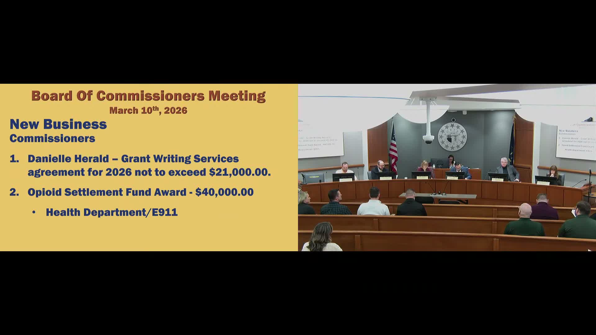 Commissioners authorize drafting of MOU to study Southwest Porter County fire district