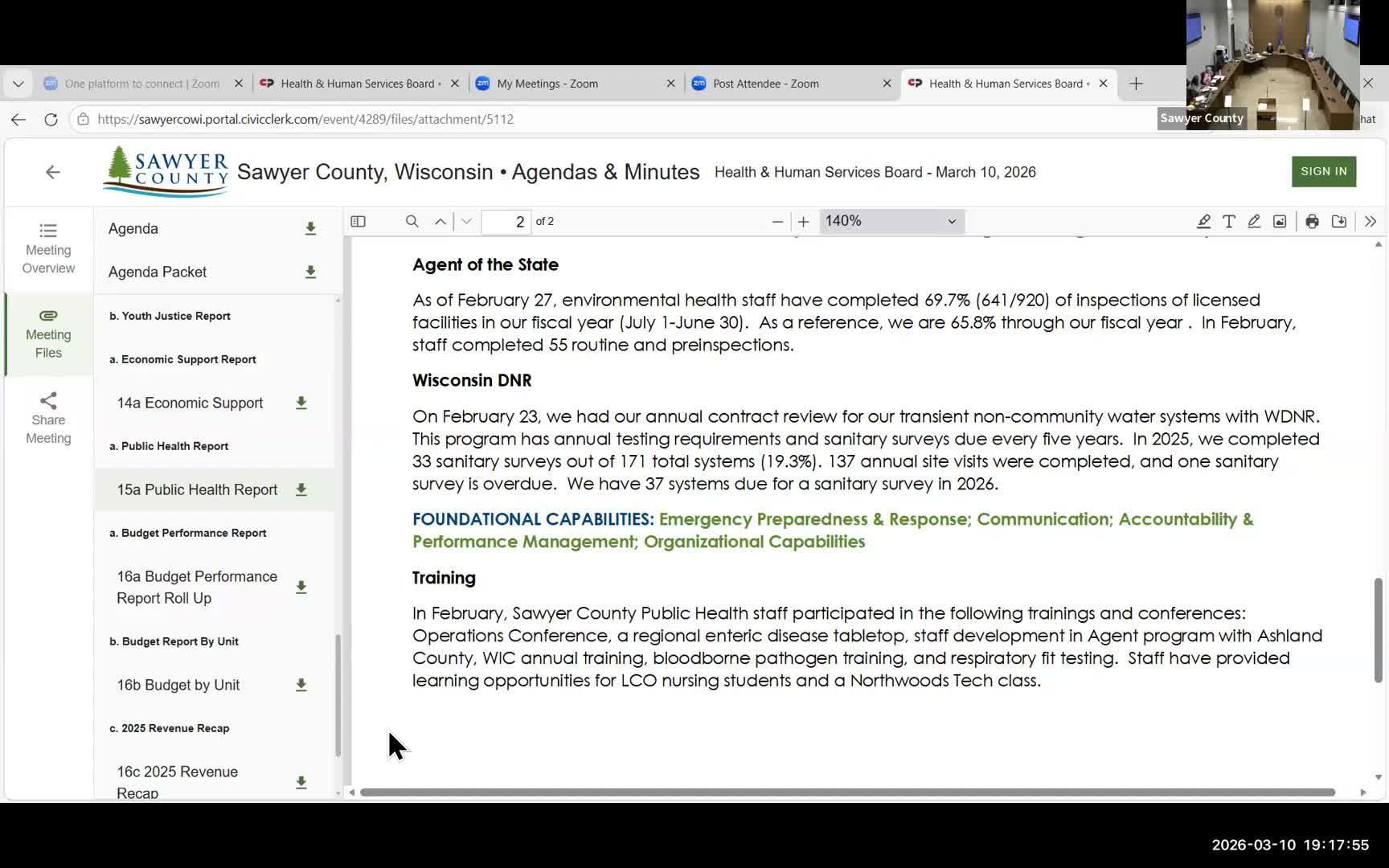 HHS reports $1.617 million in MA revenue after new case‑management billing; transitions program may cut out‑of‑county placements