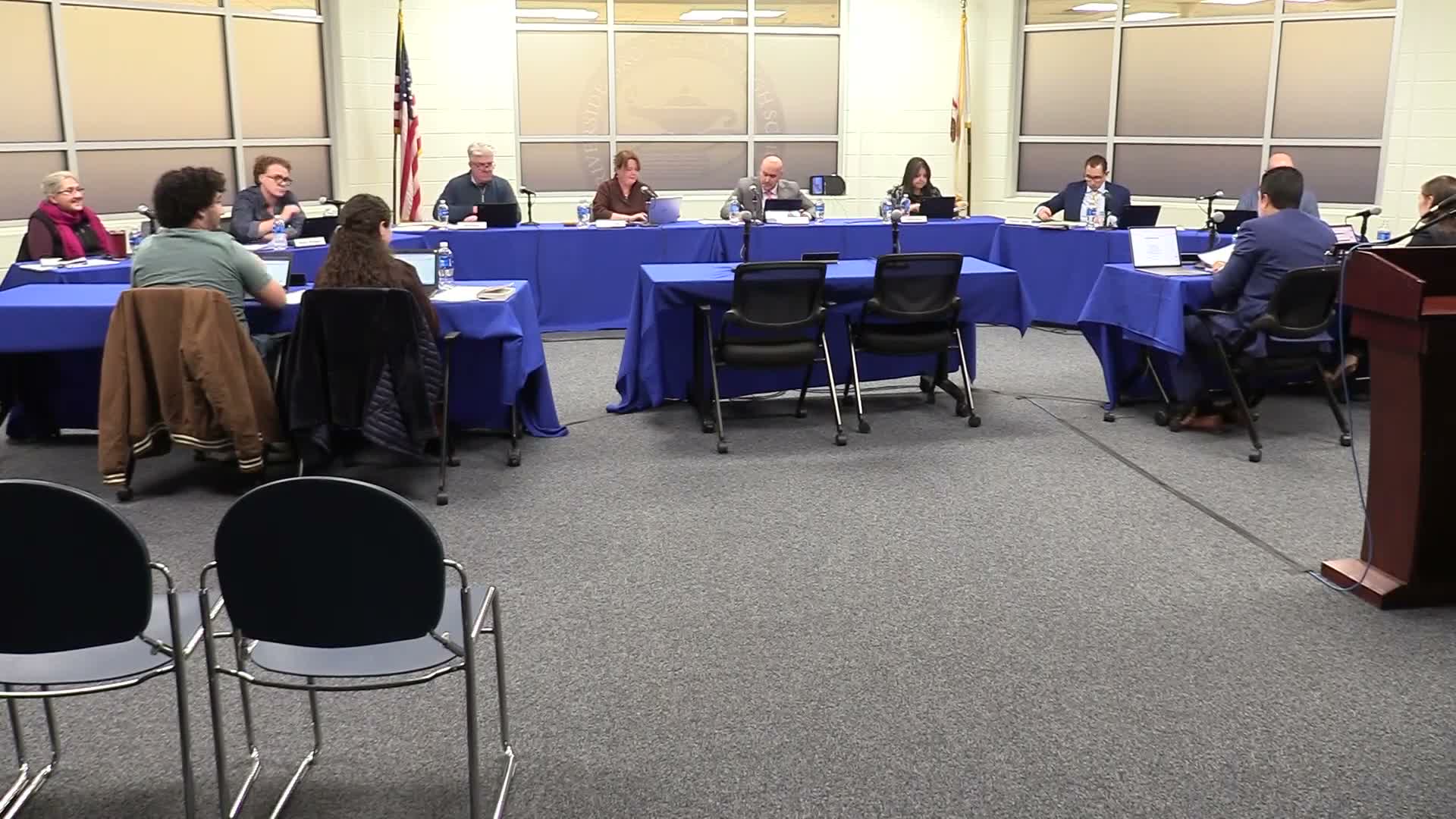 District proposes slight FTE reduction and seeks board approval for low‑enrollment classes