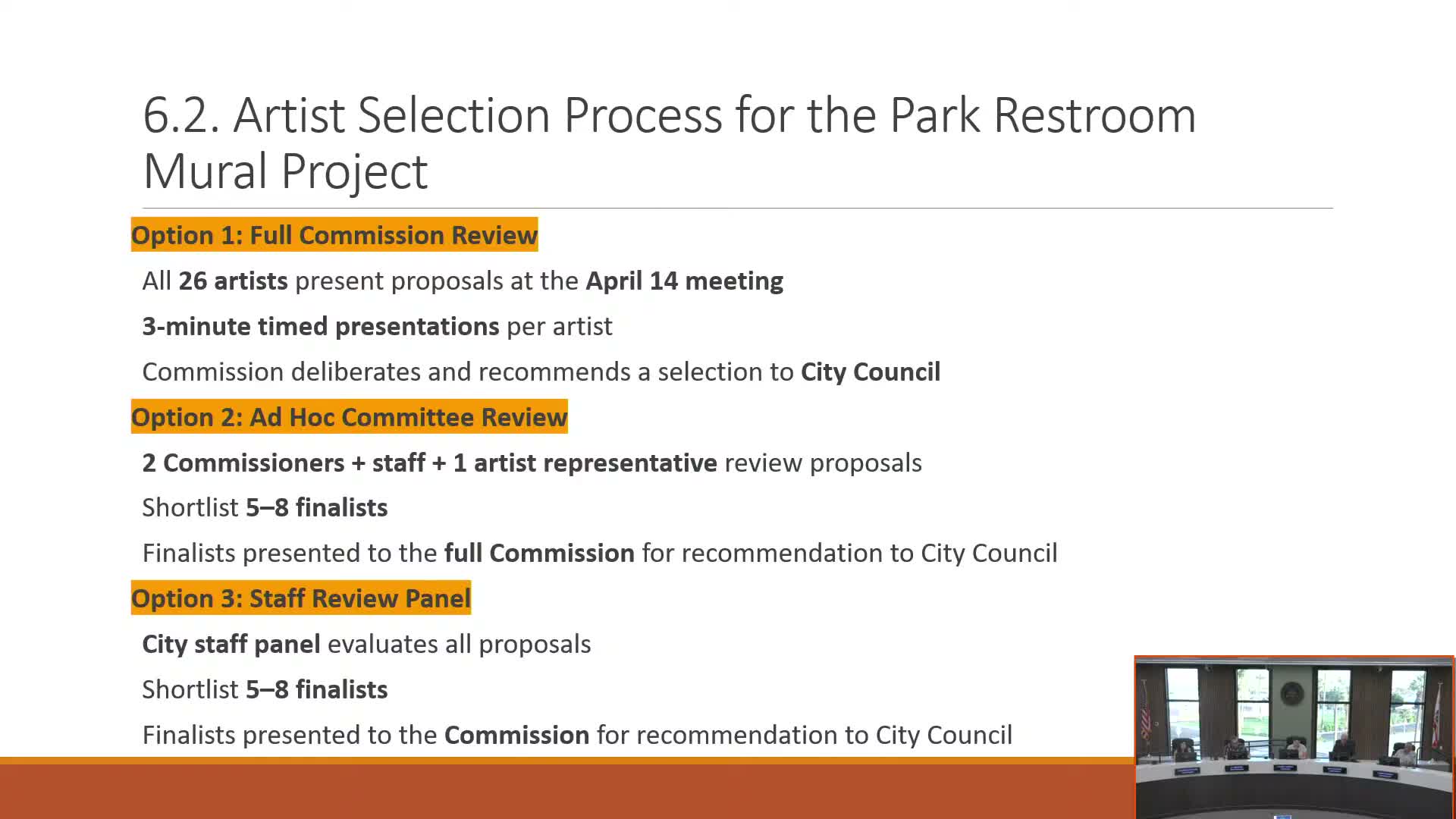 Indio staff schedules Desi mural unveiling, updates several memorial and restoration projects