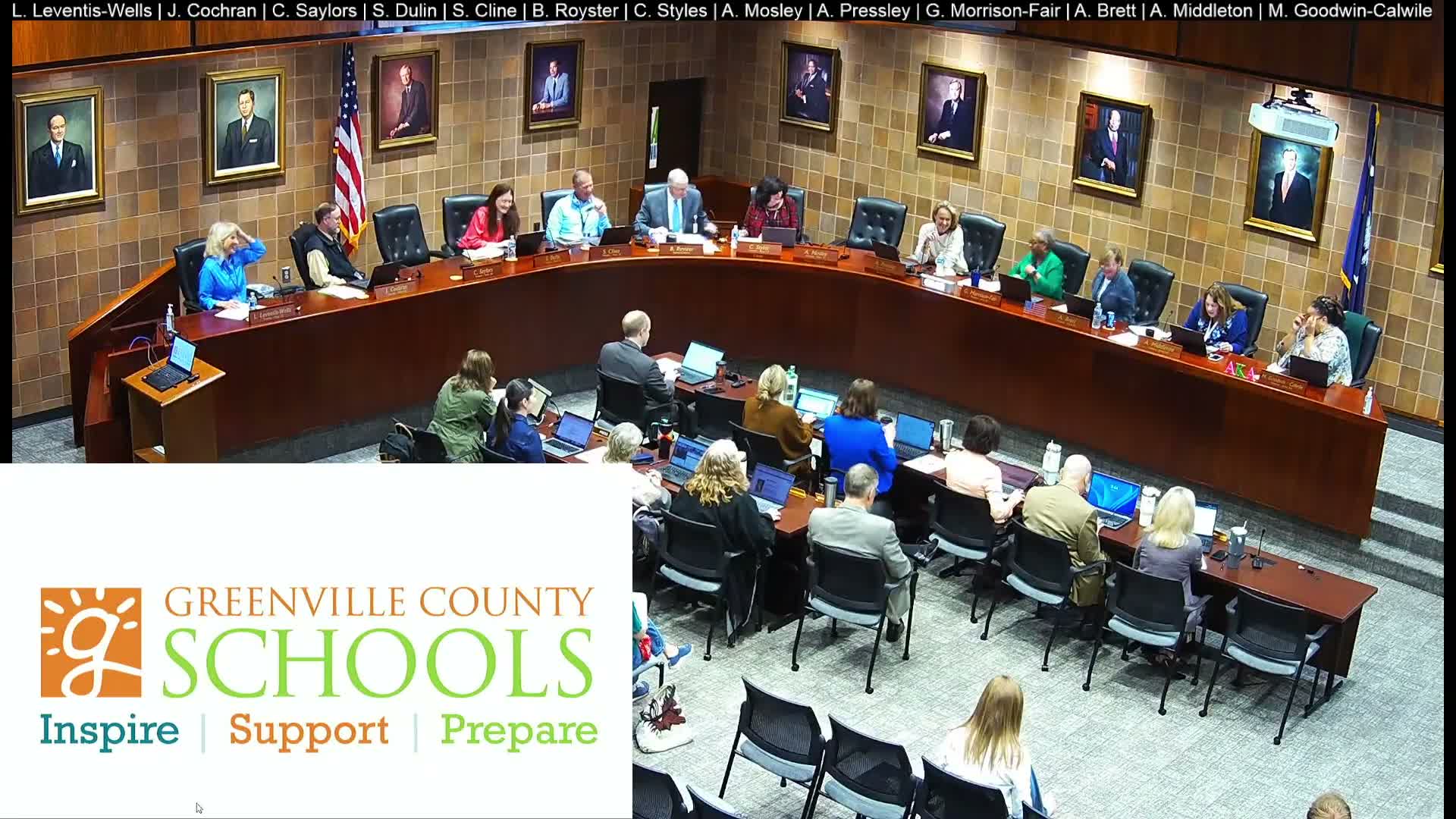 Board hears facilities update: design work under way to add ~50 parking spaces at Greenville High, turf prioritization explained