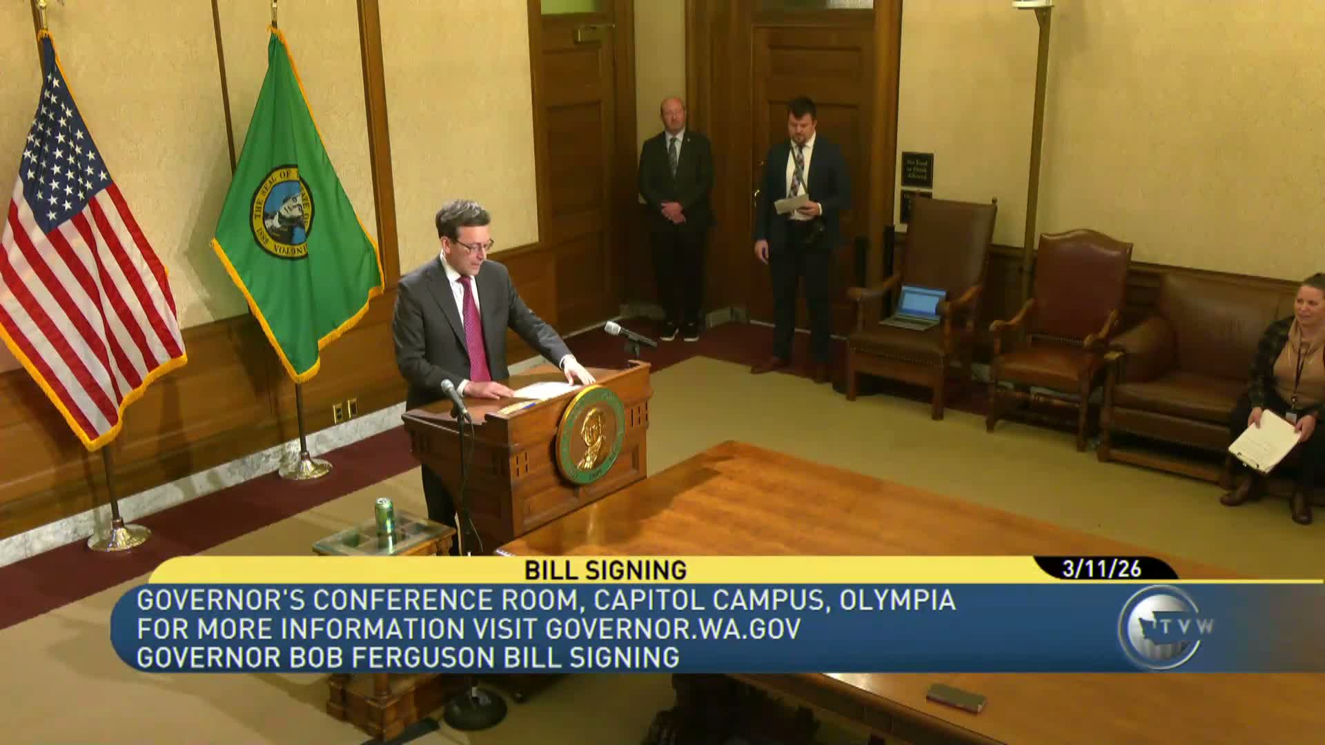 Governor signs a package of bills covering tribal rights, public safety, health and labor