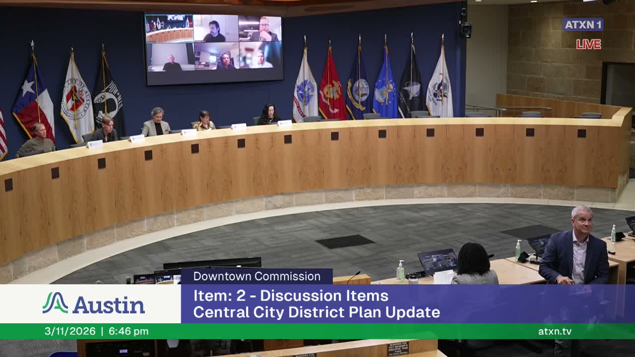 Commission forwards unanimous recommendation on downtown safety and cultural funding