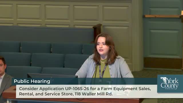 York County Planning Commission recommends approval for Tractor Supply at Kingsgate Shopping Center