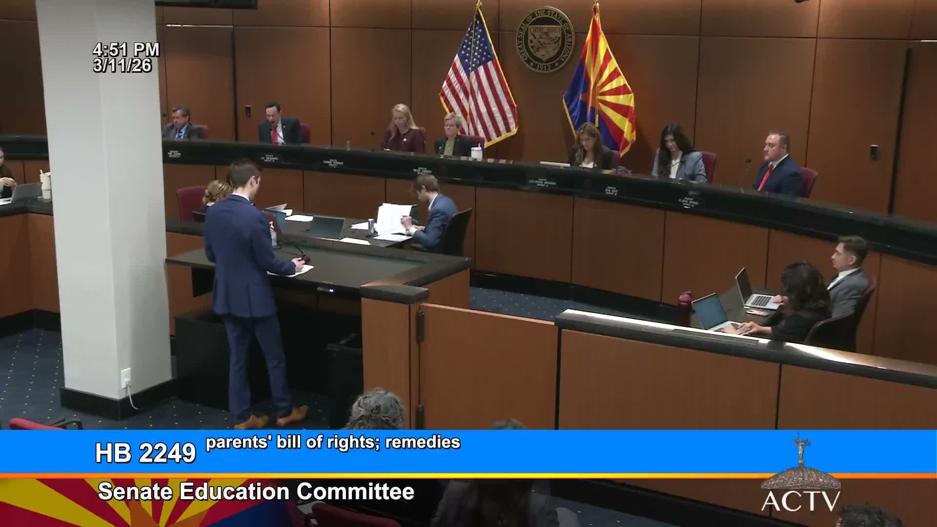 Committee advances parents'rights bill after hours of divided testimony