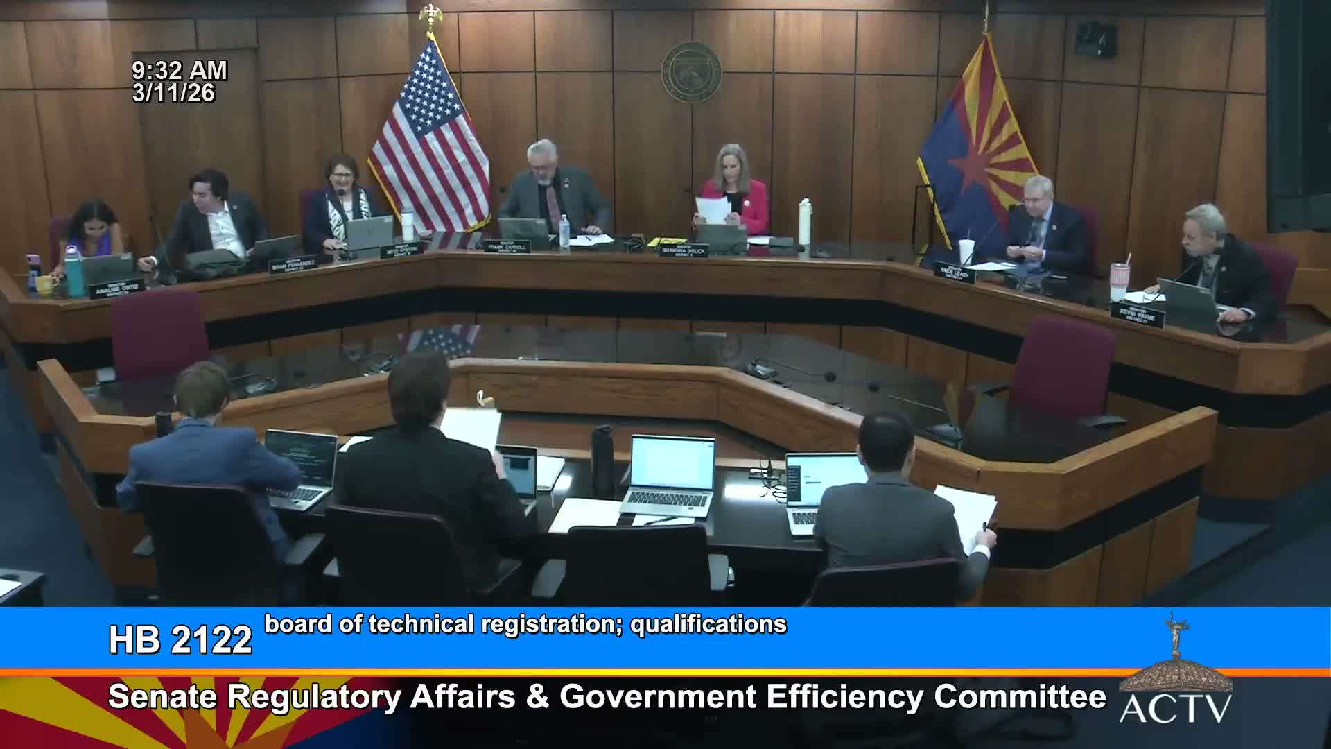 Senate committee recommends passage of House Bill 2122 to clarify professional reciprocity rules