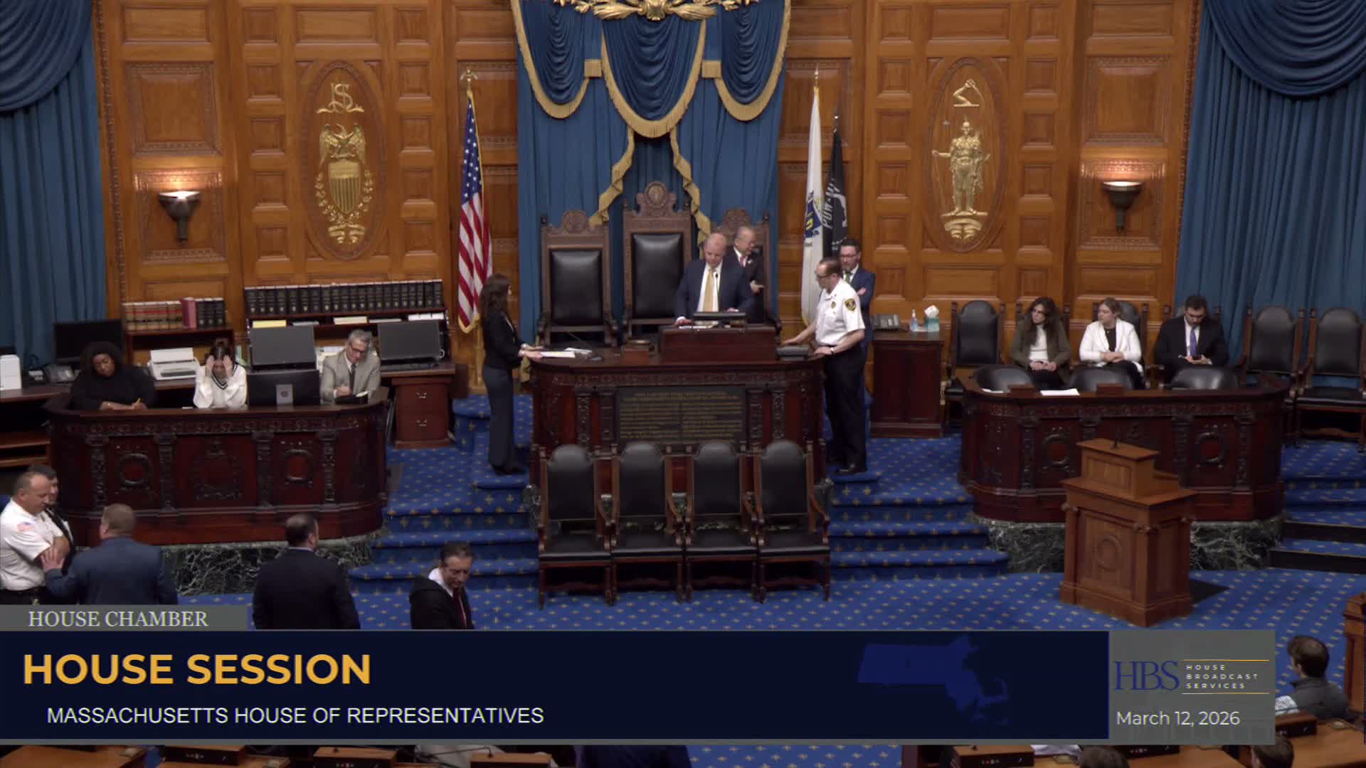 House sets next meeting for Monday at 11 a.m., then adjourns