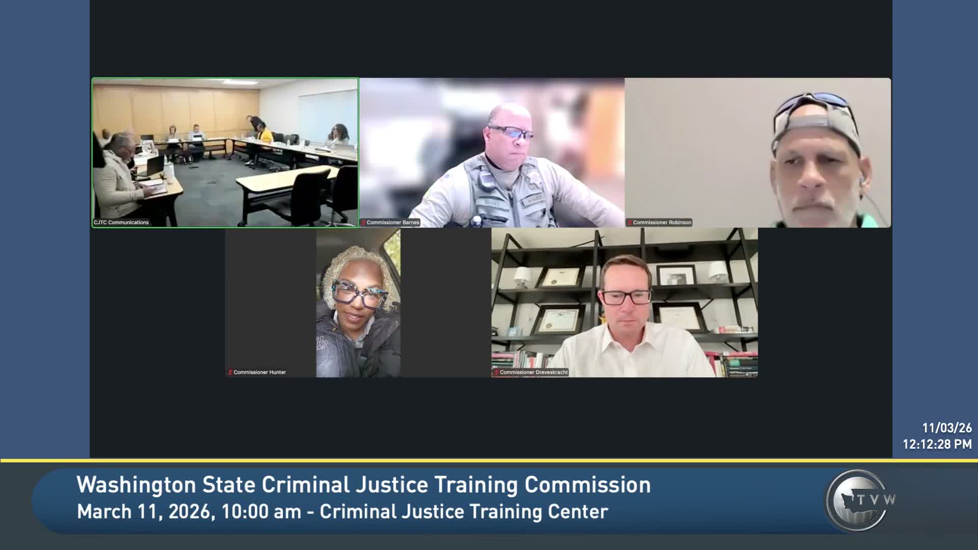 Commission grants training extension, approves an equivalency and signs off on K-9 evaluators