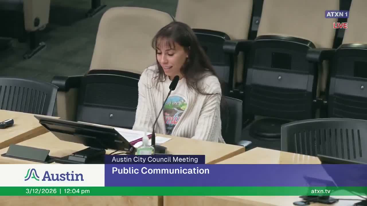 Resident urges Austin to curb private 'booting' practices and asks council to direct staff review