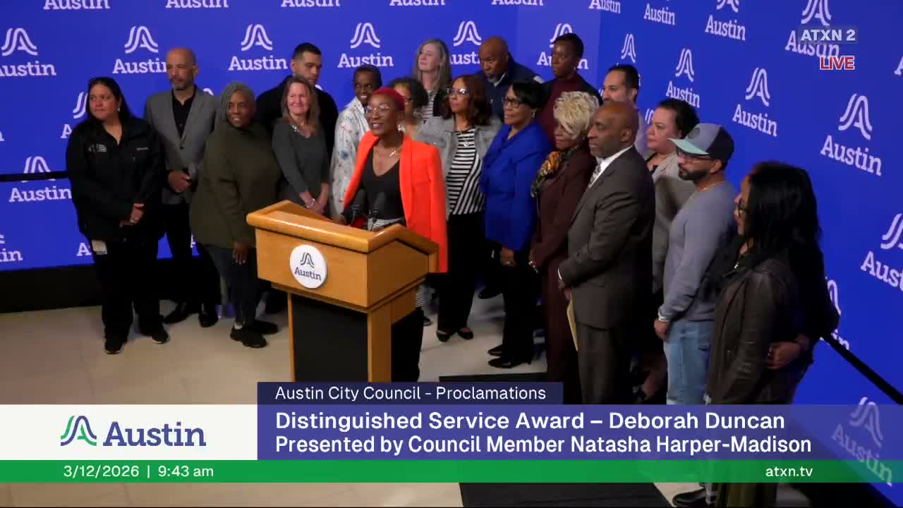 Council proclaims Deborah R. Duncan Day after 35 years in Austin Public Health