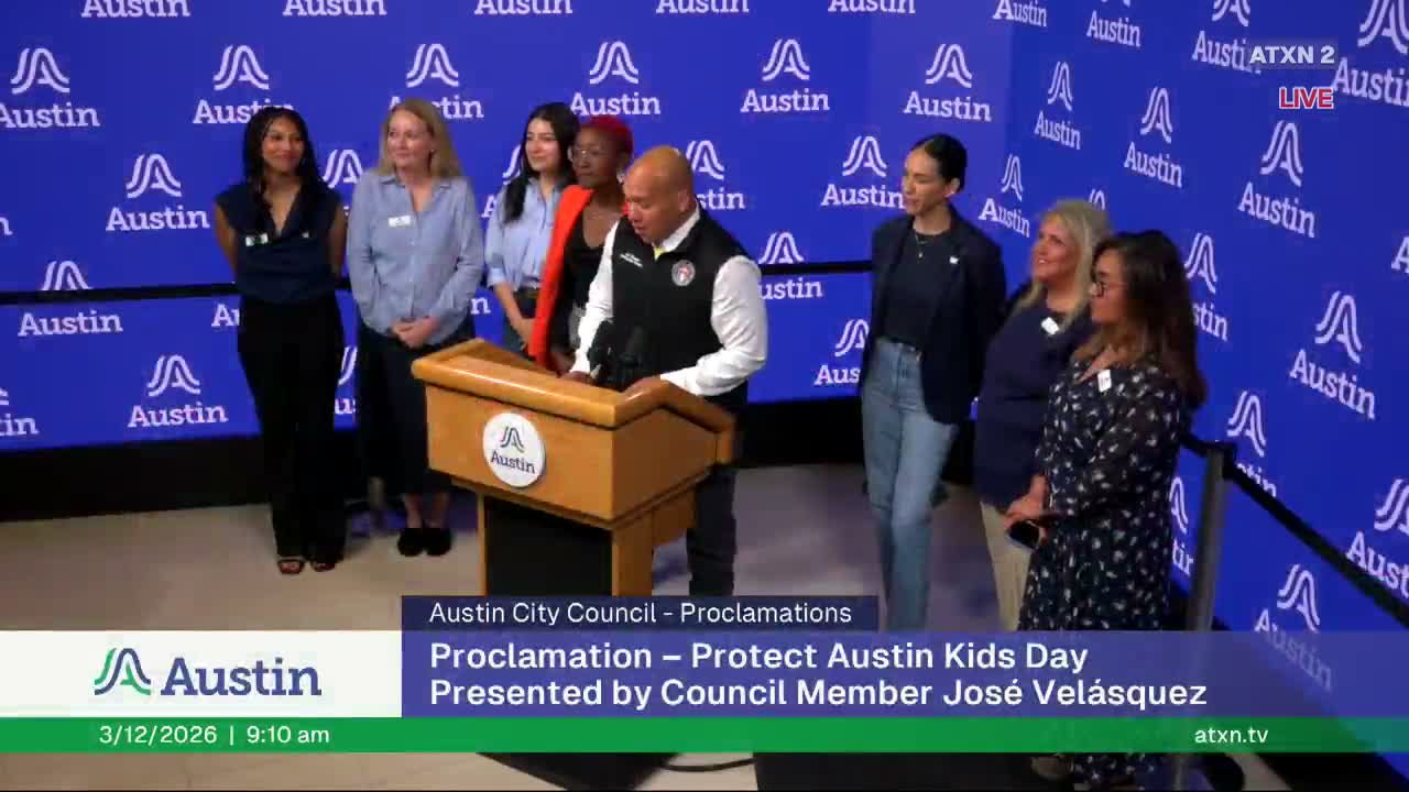 Council proclaims Protect Austin Kids Day; Center for Child Protection recognized for 856 forensic interviews in 2025