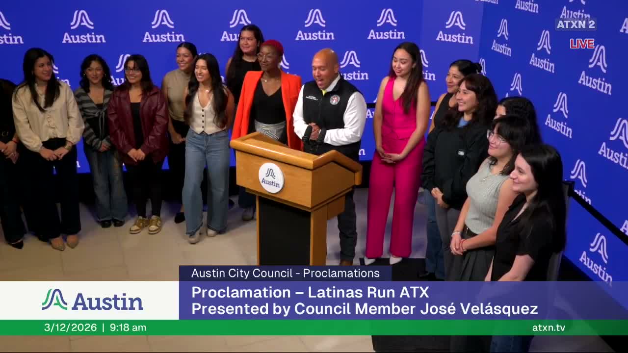 Council proclaims Latinas Run ATX Day; founder stresses empowerment and inclusive wellness