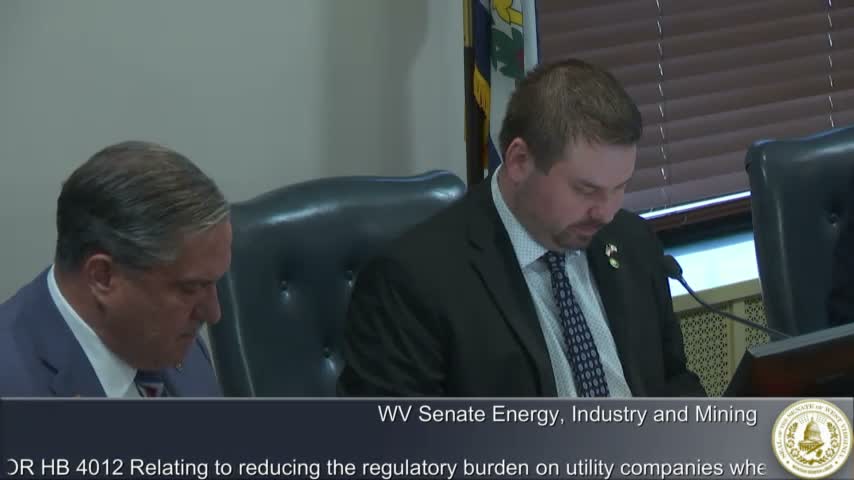 Senate Energy Industry and Mining Committee advances committee substitute for House Bill 4012 limiting PSC rate approvals