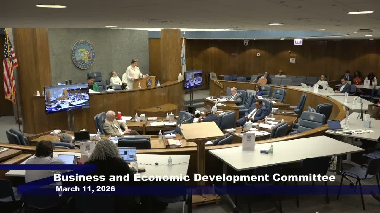 Workforce Housing and Community Development meeting recessed to call of the chair