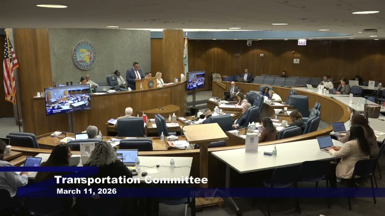 Committee approves series of Cook County transportation grants and engineering contracts