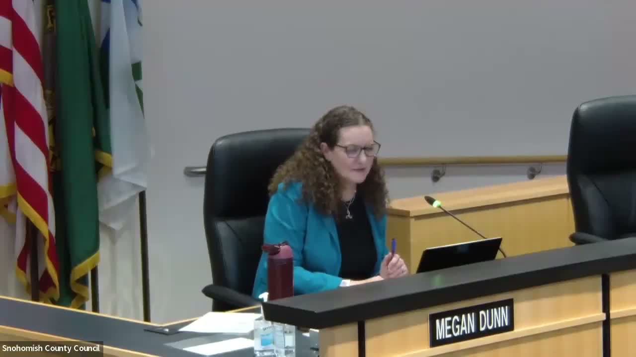 Snohomish County Council approves consent agenda, administrative motions and an appointment