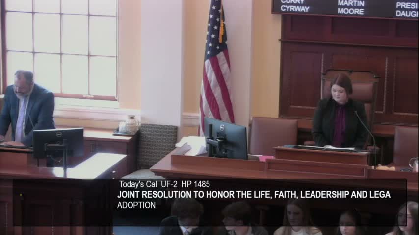 Maine Senate indefinitely postpones joint resolution honoring Charlie Kirk after heated floor debate