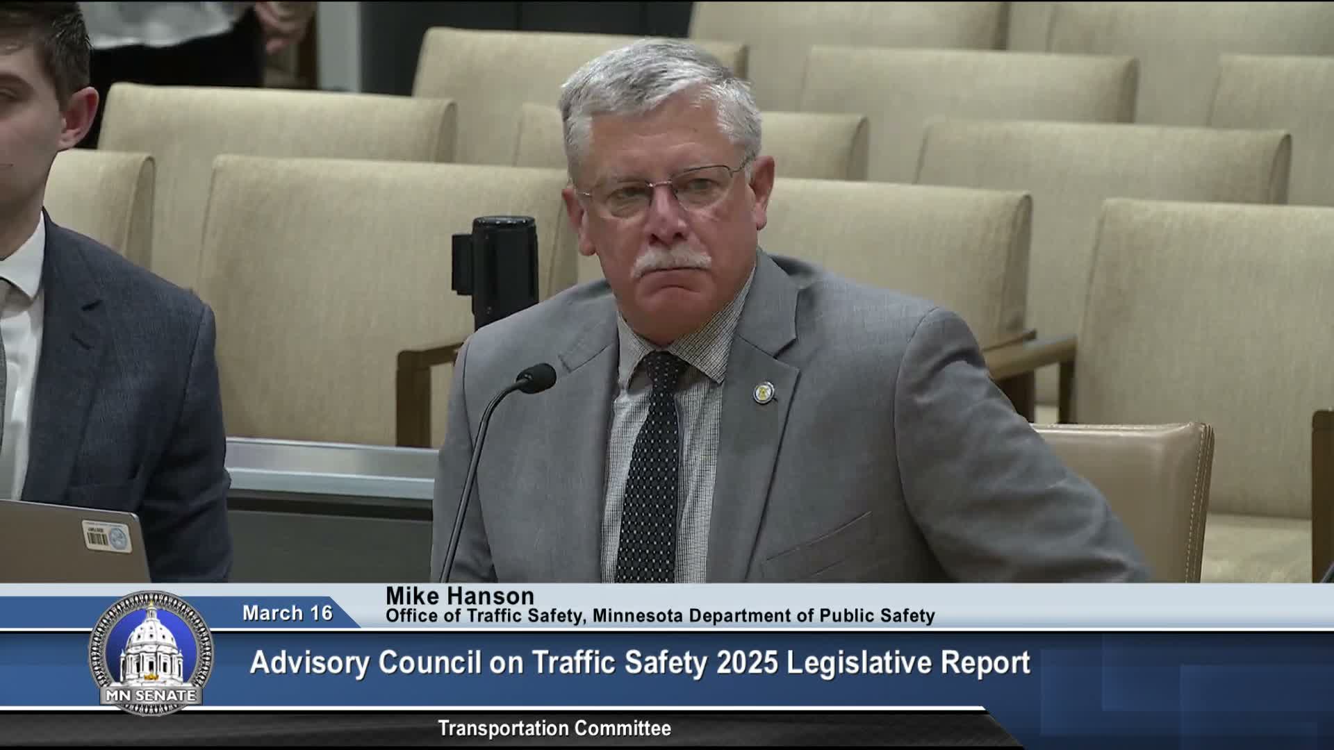 Advisory Council on Traffic Safety presents 2025 report; committee discusses oral-fluid testing and emerging road-safety priorities