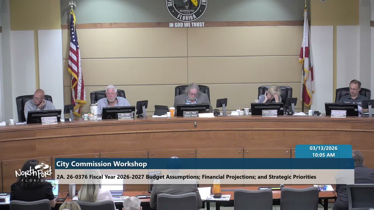 City Manager Fletcher presents 5% reduction exercise as North Port braces for possible $18M property-tax reform hit