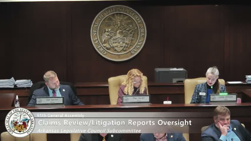 Subcommittee affirms multiple agency settlements including $2.35M DHS award and $725,000 supplemental DHS settlement