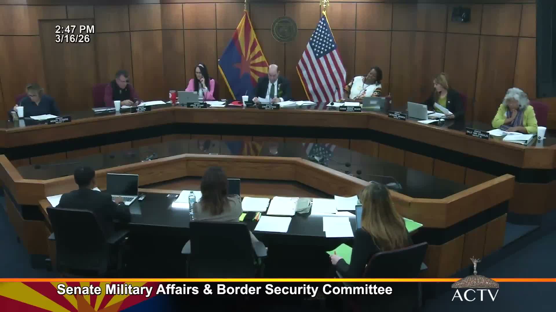 Senate committee advances $20M border-support fund after split testimony