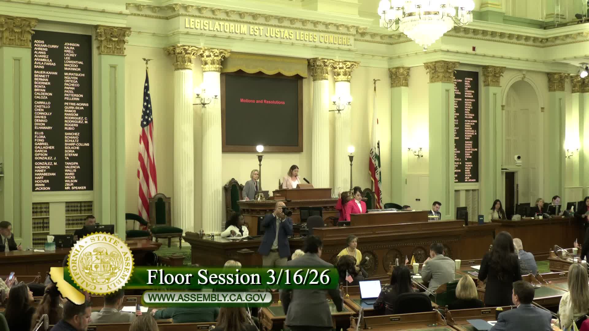 Motion to suspend rules to take up DHS funding resolution fails on Assembly floor