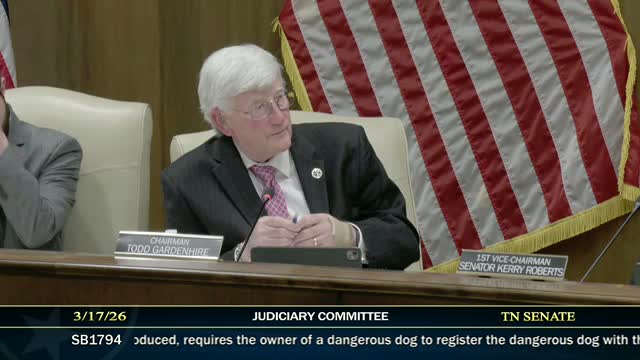 Committee approves county dangerous-dog registry after victim testimony