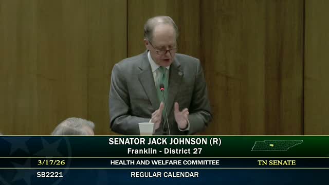 Tennessee committee advances bill to centralize some health licensing functions