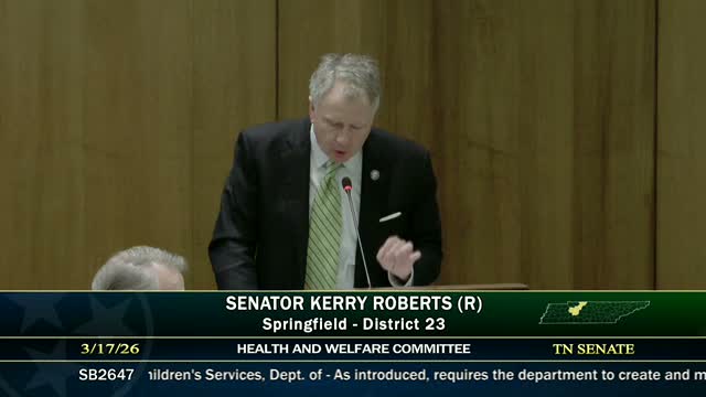 Committee backs measure to publish licensing and inspection information for DCS childcare providers