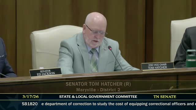 Committee approves one-year body-camera pilot for Trousdale Turner correctional facility